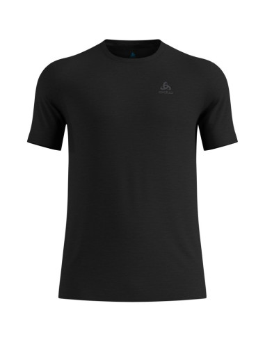 Koszulka termoaktywna z krótkim rękawem męska odlo merino 160 bl top crew neck s/s czarna