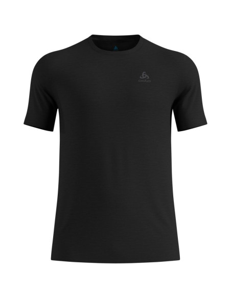 Koszulka termoaktywna z krótkim rękawem męska odlo merino 160 bl top crew neck s/s czarna