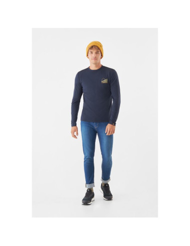 Longsleeve męski viking escalante man bamboo granatowy