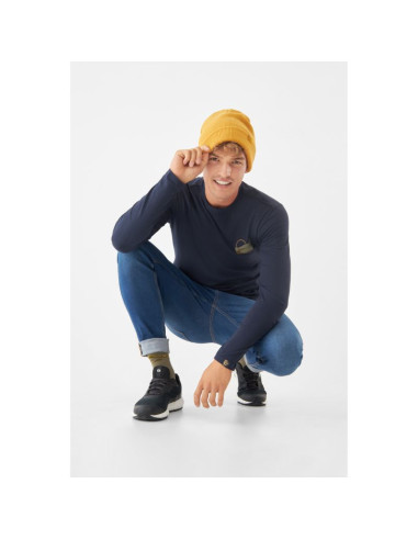 Longsleeve męski viking escalante man bamboo granatowy
