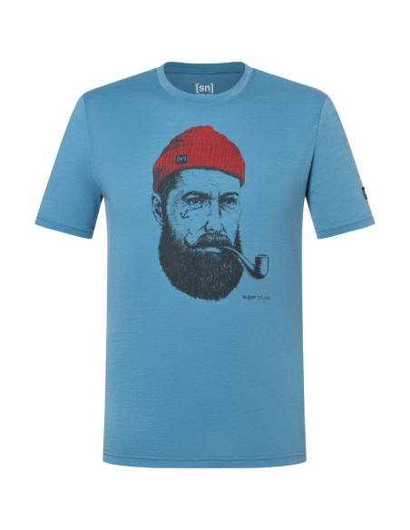 Koszulka męska super.natural m sn sailor tee niebieska