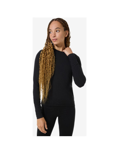 Longsleeve damski super.natural w lux base ls czarny