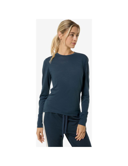 Longsleeve damski super.natural w sierra140 ls granatowa