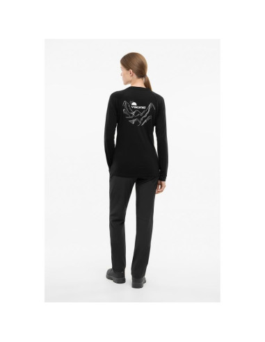 Longsleeve damski viking andali lady merino czarny