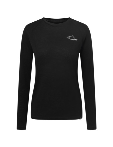 Longsleeve damski viking andali lady merino czarny