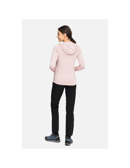 Bluza damska viking birger lady rozpinana z kapturem różowa