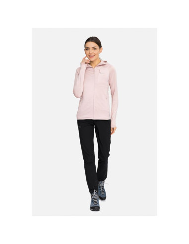 Bluza damska viking birger lady rozpinana z kapturem różowa
