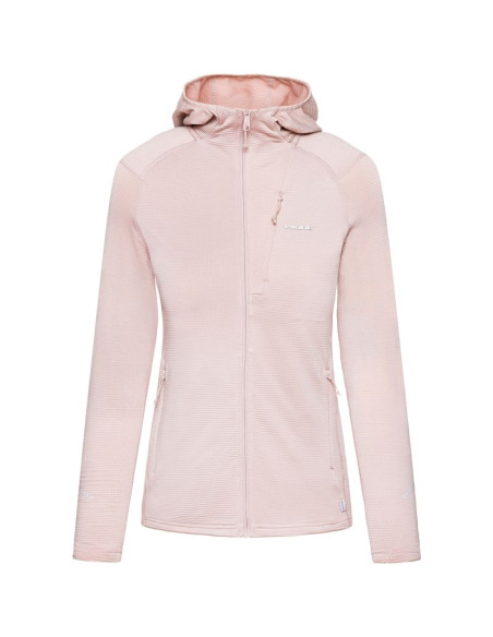 Bluza damska viking birger lady rozpinana z kapturem różowa