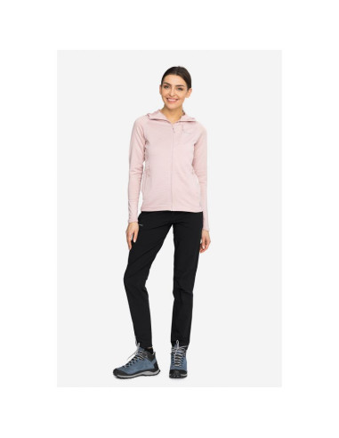 Bluza damska viking birger lady rozpinana z kapturem różowa
