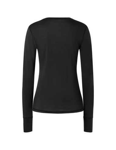 Longsleeve termoaktywny damski super.natural w tundra175 ls czarny