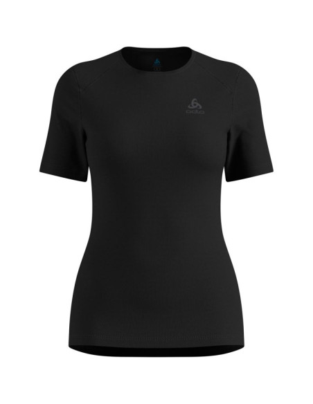 Koszulka termoaktywna damska odlo bl top crew neck s/s active warm eco czarna