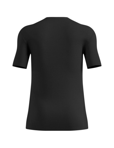Koszulka termoaktywna z krótkim rękawem męska odlo active warm bl top crew neck s/s czarna