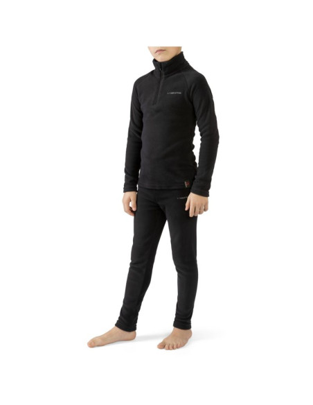Bielizna dziecięca viking arctis set polartec czarna