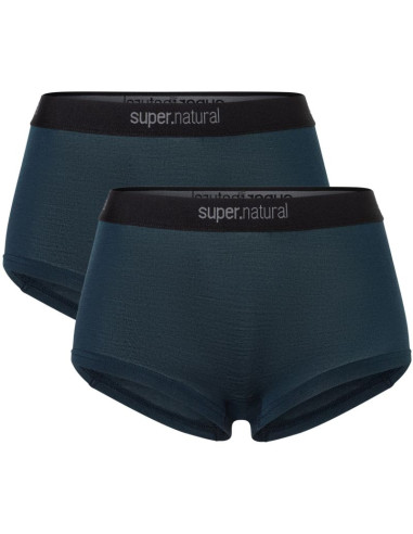 Bokserki termoaktywne 2-pak damskie super.natural tundra 175 hipster 2-pack granatowe