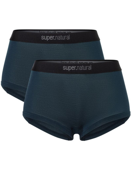 Bokserki termoaktywne 2-pak damskie super.natural tundra 175 hipster 2-pack granatowe