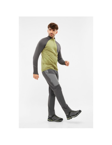 Bluza męska viking birger man rozpinana zielono szara