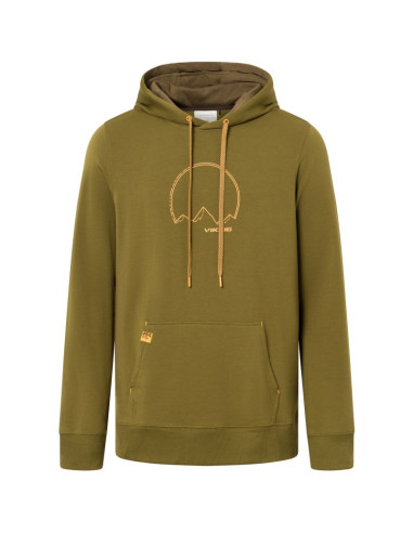 Bluza męska viking panaka hoodie bamboo man z kapturem zielona