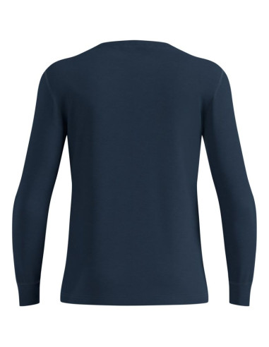 Koszulka termoaktywna z długim rękawem męska odlo merino 200 bl top crew neck l/s granatowa