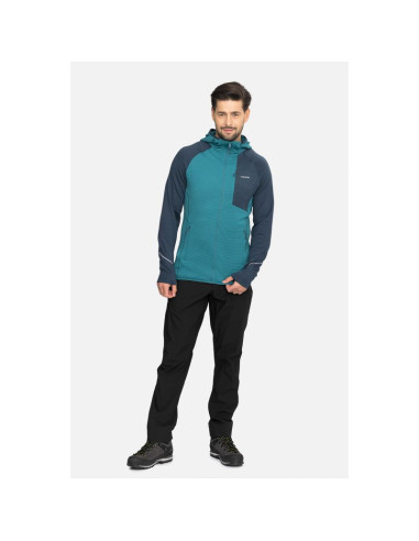Bluza męska viking birger man rozpinana z kapturem niebiesko granatowa