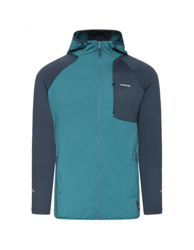 Bluza męska viking birger man rozpinana z kapturem niebiesko granatowa