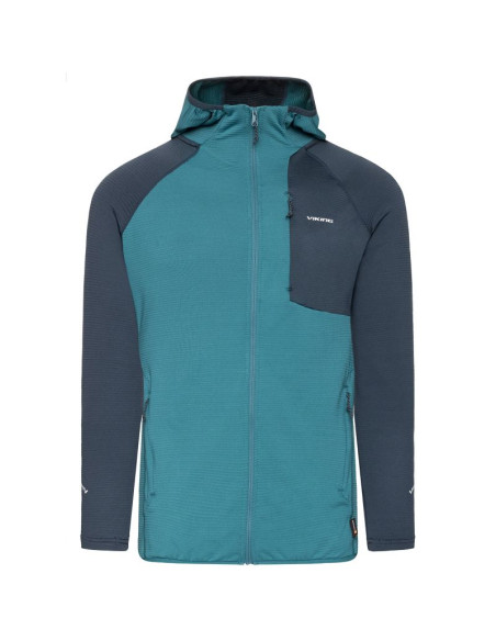 Bluza męska viking birger man rozpinana z kapturem niebiesko granatowa