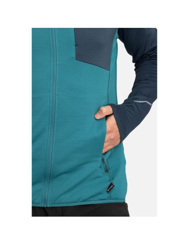 Bluza męska viking birger man rozpinana z kapturem niebiesko granatowa
