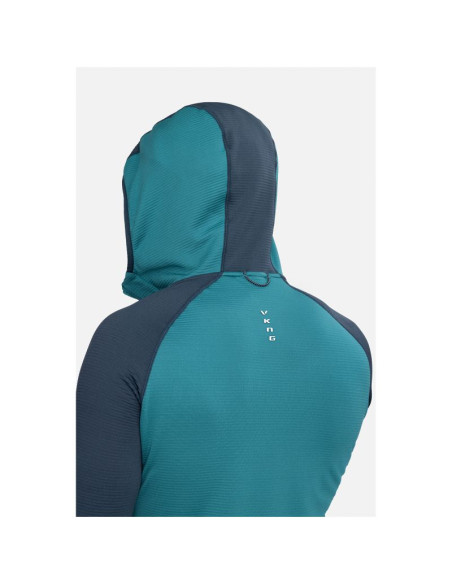 Bluza męska viking birger man rozpinana z kapturem niebiesko granatowa