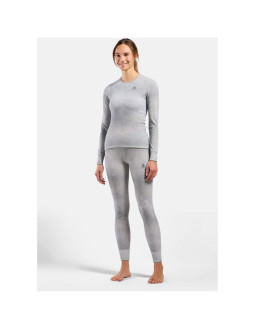 Spodnie odlo bl bottom long active warm x pow srebrny