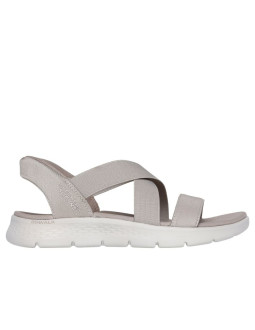Skechers damskie sandały go walk flex sandal glimmer up 141489 tpe 2