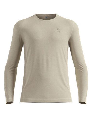 Bielizna termoaktywna z długim rękawem odlo bl top crew neck l/s merino 160 szara