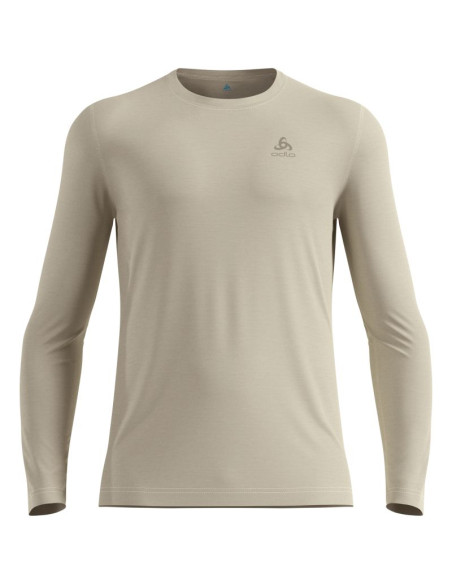 Bielizna termoaktywna z długim rękawem odlo bl top crew neck l/s merino 160 szara