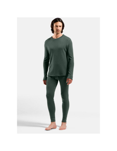 Spodnie odlo bl bottom long merino 260 zielone