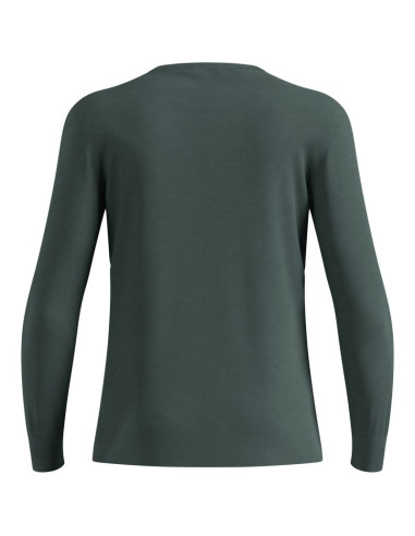 Bielizna termoaktywna z długim rękawem odlo bl top crew neck l/s merino 200 zielona