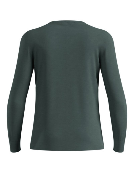 Bielizna termoaktywna z długim rękawem odlo bl top crew neck l/s merino 200 zielona