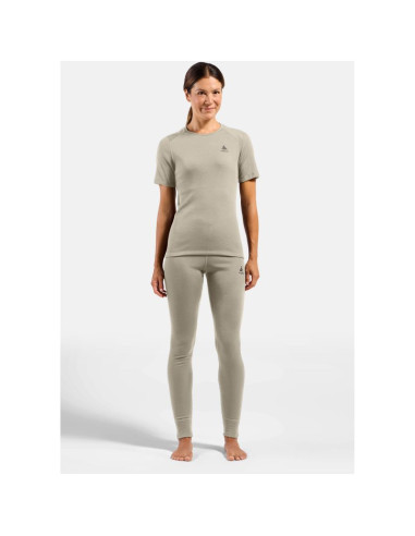 Bielizna termoaktywna z długim rękawem odlo bl top crew neck s/s active warm szara