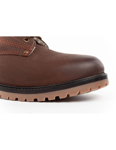 Wrangler buty męskie zimowe ocieplane trapery skórzane trzewiki wysokie