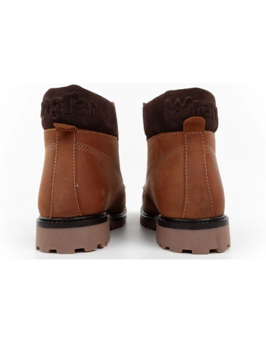 Wrangler buty męskie zimowe ocieplane trapery skórzane trzewiki wysokie