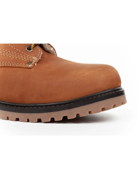 Wrangler buty męskie zimowe ocieplane trapery skórzane trzewiki wysokie