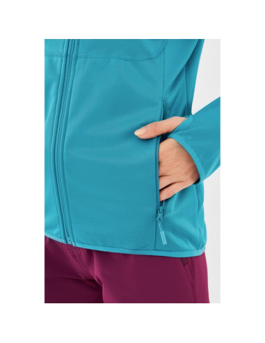 Bluza damska viking yosemite hoodie lady rozpinana z kapturem turkusowa
