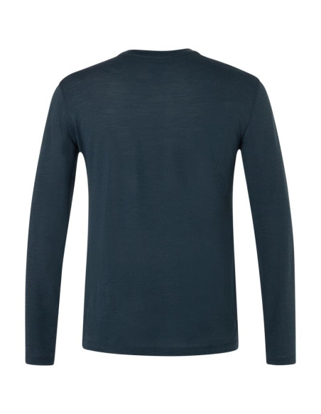 Longsleeve super.natural m super mountain ls granatowy