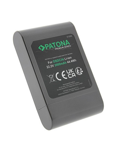 Patona premium akumulator dyson dc44 dc34, 2000mah, 22.2v, li-ion