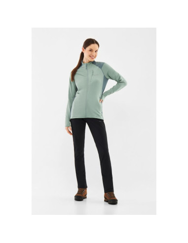 Bluza damska viking birger lady rozpinana zielona