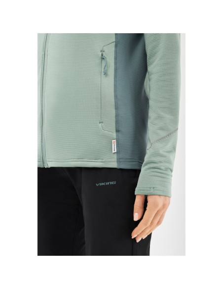 Bluza damska viking birger lady rozpinana zielona