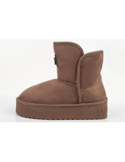 Buty damskie zimowe d.franklin [dfsh371004-taup] 2