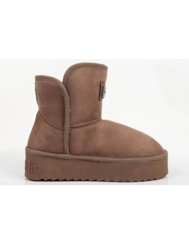 Buty damskie zimowe d.franklin [dfsh371004-taup]