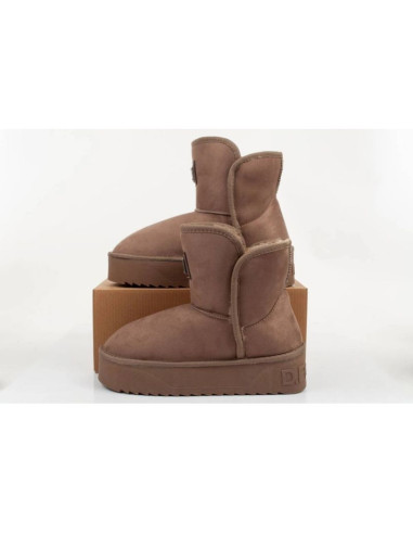 Buty damskie zimowe d.franklin [dfsh371004-taup]