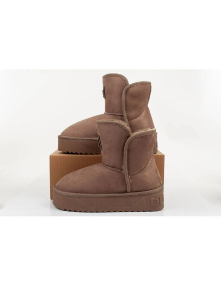 Buty damskie zimowe d.franklin [dfsh371004-taup]