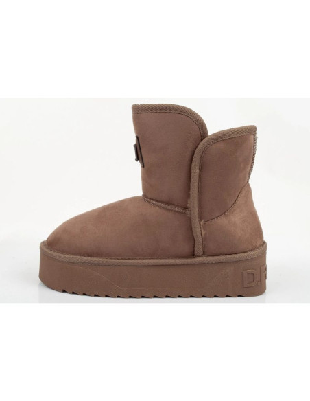 Buty damskie zimowe d.franklin [dfsh371004-taup]
