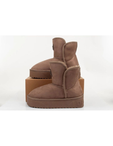 Buty damskie zimowe d.franklin [dfsh371004-taup]