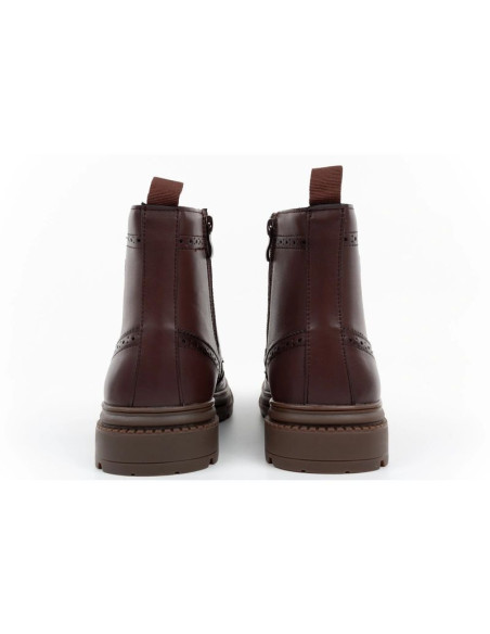 Lee cooper buty męskie sztyblety trzewiki eleganckie skórzane brązowe